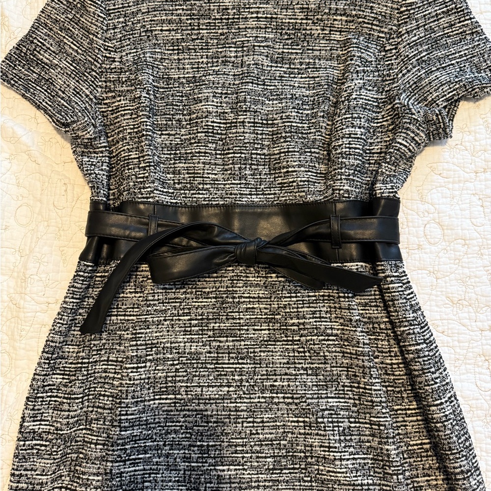 Calvin Klein black tweed dress - Picture 4 of 6